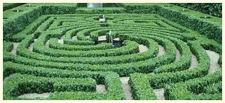 Gartenlabyrinth